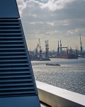 Dockland Hamburg harbour view